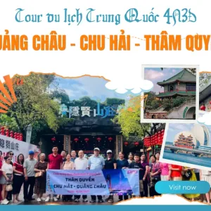 TOUR DU LỊCH TRUNG QUỐC: QUẢNG CHÂU – CHU HẢI – THÂM QUYẾN 4 NGÀY 3 ĐÊM